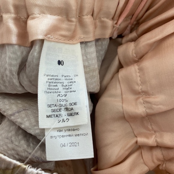 Forte Forte Fiandra Silk Leaf Print Pants NWT - Picture 10 of 10